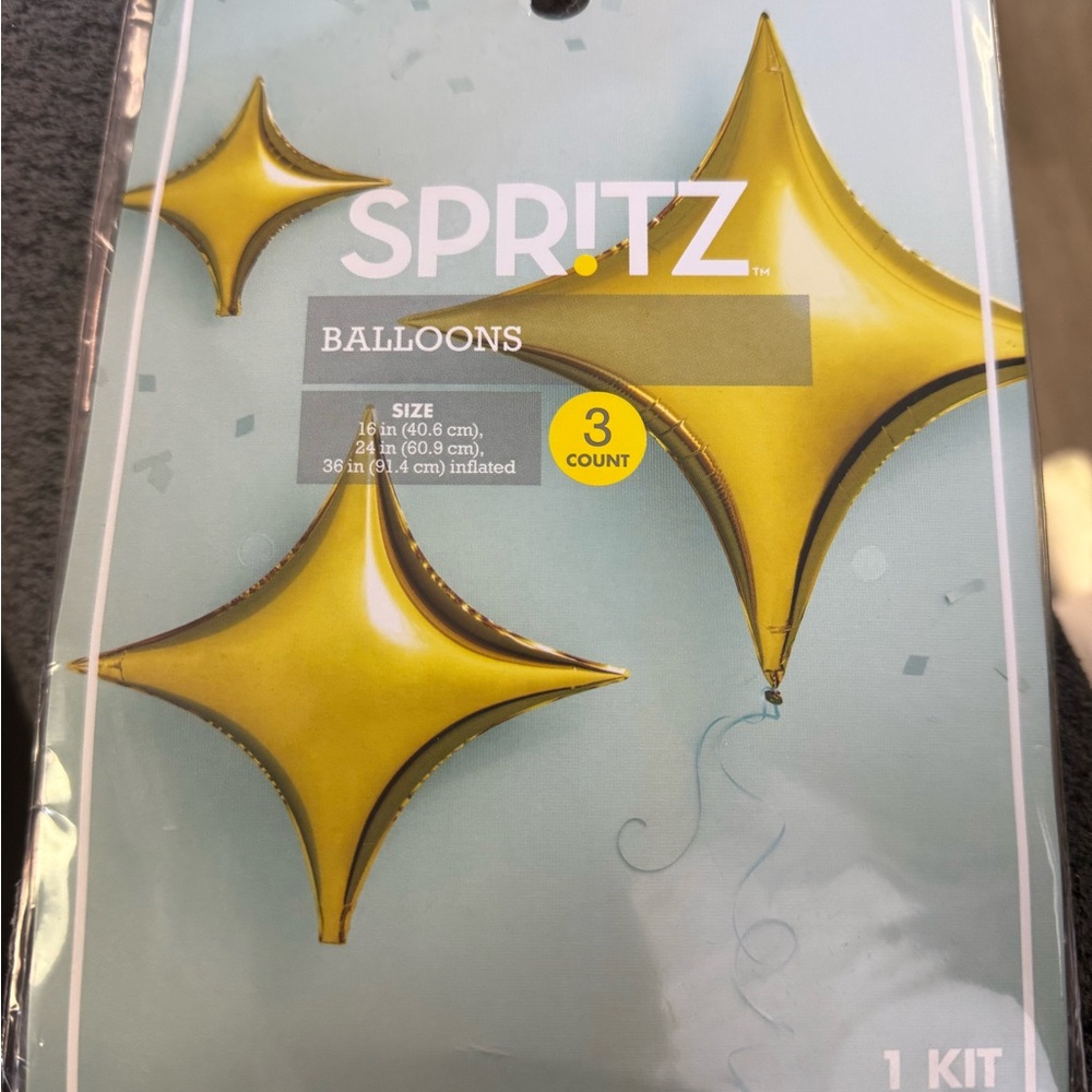 Spritz Gold Star Party Decorations